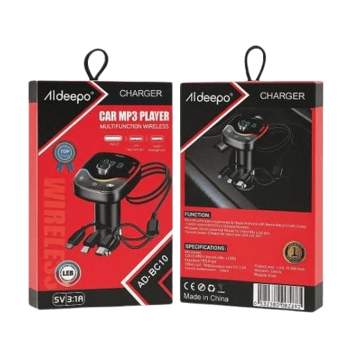 Aldeepo AD-BC10 Car MP3 Player and Charger