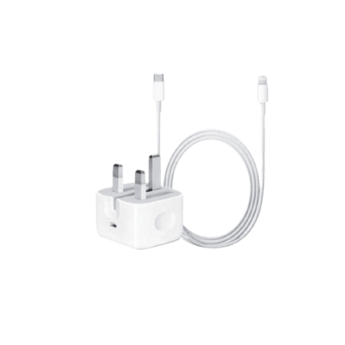Apple 20W USB-C Power Adapter & USB-C to Lightning Cable for iPhone 14 Pro Max