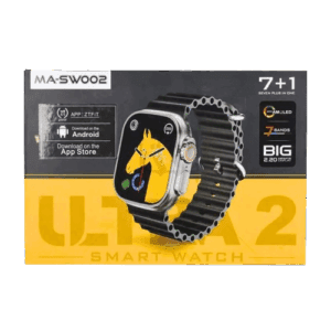 MA-SW002 Ultra 2 Smart Watch – AMOLED 2.20” Display (7 Bands Included)