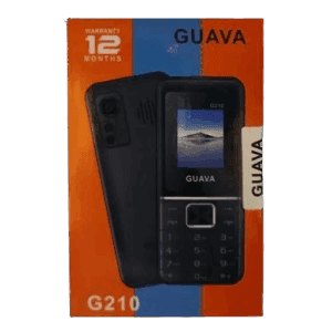 Guava G210 – Dual SIM Feature Phone, Bluetooth, FM Radio, MP3/MP4 Playback