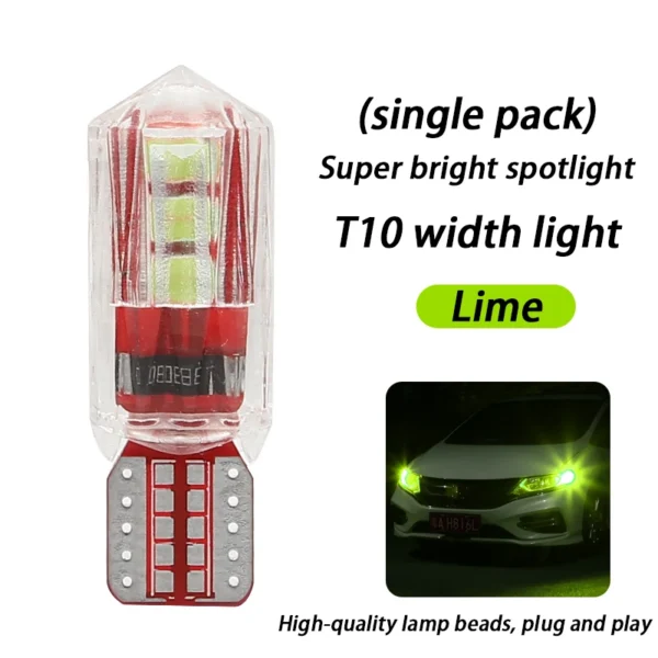 Width light modified car led lens t10 small light bulb super bright car exterior lights running lights general wholesale h11 h7 - Image 18