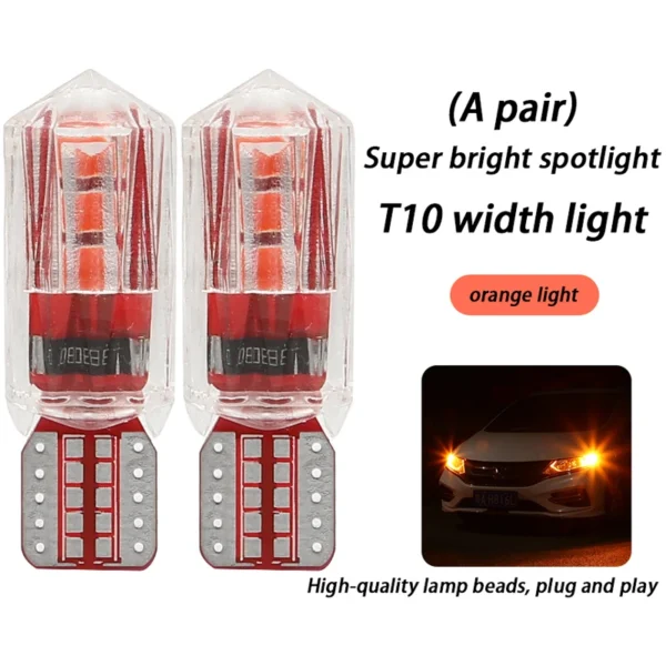 Width light modified car led lens t10 small light bulb super bright car exterior lights running lights general wholesale h11 h7 - Image 17
