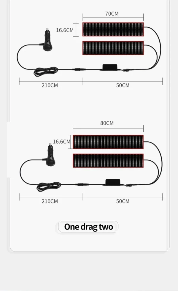 Truck Car Devil Eye LED Pixel Panel Light Remote Control Soft Foldable Lighting Scrolling For Board Windshield 12V 24V - Image 28