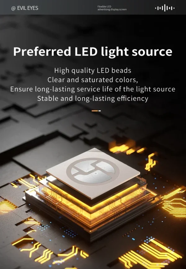 Truck Car Devil Eye LED Pixel Panel Light Remote Control Soft Foldable Lighting Scrolling For Board Windshield 12V 24V - Image 16