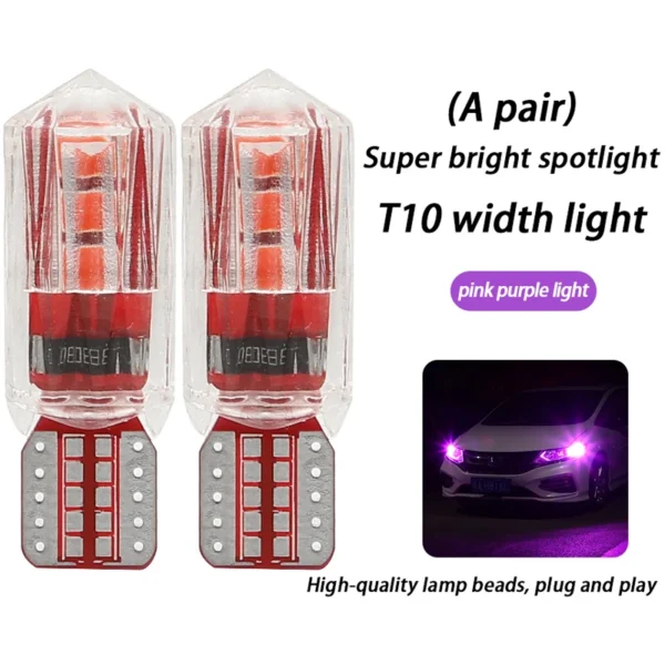 Width light modified car led lens t10 small light bulb super bright car exterior lights running lights general wholesale h11 h7 - Image 11