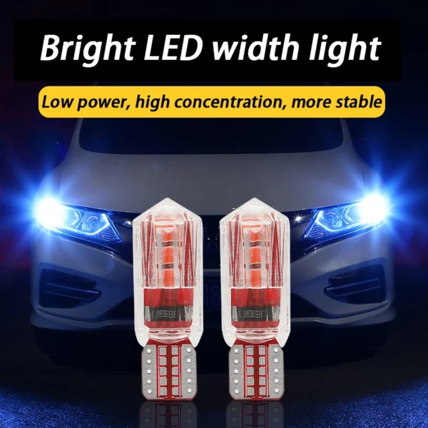 Width light modified car led lens t10 small light bulb super bright car exterior lights running lights general wholesale h11 h7 - Image 2