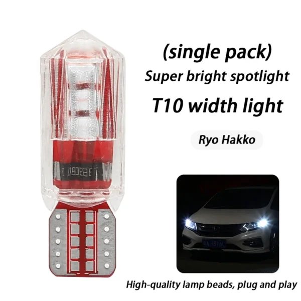 Width light modified car led lens t10 small light bulb super bright car exterior lights running lights general wholesale h11 h7 - Image 9