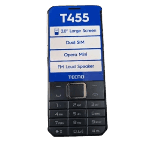 Tecno T455 – Dual SIM, 2.8" Display, Wireless FM, Long Battery Life
