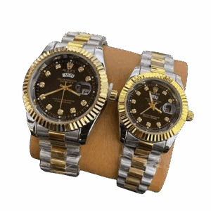 Rolex Couple Watch Set – His & Hers Gold Stainless Steel Luxury Timepieces