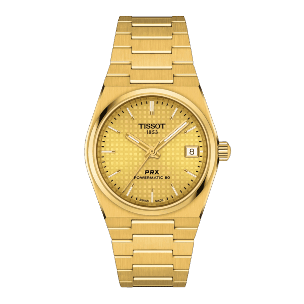 Tissot PRX Powermatic 80 – Gold Stainless Steel Automatic Men’s Watch