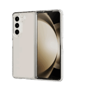 Samsung Galaxy Z Fold5 Clear Cover - Hinge Protection, Slim, and Transparent