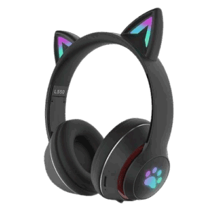 CAT STN-28 Wireless Headset – LED Cat Ear Bluetooth Headphones